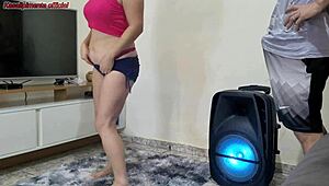 Obsessed With My Sexy Brazilian Stepdaughter Dancing, Craving Raw Action Without Protection