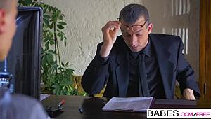 Hey Violette Pink, Show That Pussy Power in Office Obsession!