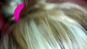 Intense blowjob on a big cock with ass in view.