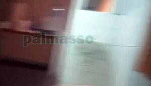 Hidden Camera Captures Migrant Woman with Young Man