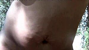 Young man has sex with his stepmother and gets a facial in public.