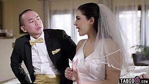Italian Bride Valentina Nappi Buttplugged Hard on Wedding Day!