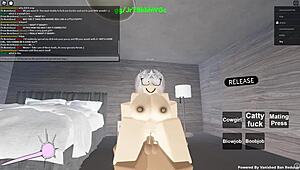 58 Roblox Whore Rides Cowgirl and Takes Anal