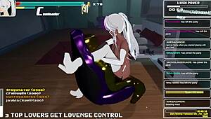 Blonde milf stretches big hairy cunt with two hands