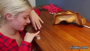 this slutty sweetie got dragged to an asylum for brutal ass drilling