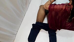 Hey, that brother-in-law sure loves licking pussy in this Indian scene.