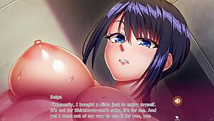 Cheeky gal masturbates sensei with toys