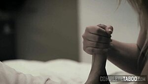 Petite blonde teen 18+ enjoys intimate moments with stepuncle