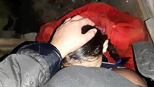 Russian lesbians hide in abandoned ranch for dirty talk pussy licking orgasm.