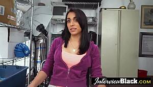 Latina Amateur Rides Monster Cock Until Gaping Cumshot Inside Tight Pussy