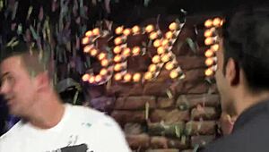 massive orgy featuring wild latina girls deepthroating and more