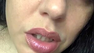 Jerk off to this big ass brunette