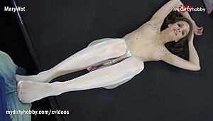 My Dirty Hobby - Sexy Skinny Slut Takes A Big Dick