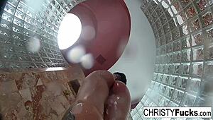 Shower Bts Fun With Christy Dahlia And Ivan