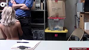 teen babe rides officer for freedom