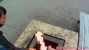 Pulled cocksucking babe fucked on spycam 😏