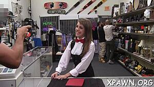 Young amateur feels intense pleasure during rough fucking and oral acts