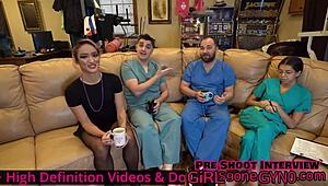 Wow! Channy Crossfire's wild 2022 gyno exam by male doc in Canada!