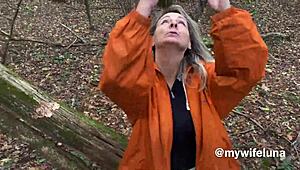 Luna Green Hunts Chestnuts but Finds Big Cock for Her Ass