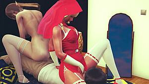 fucking a nun and an elf in an expensive hotel apartment in honey select 2 dx