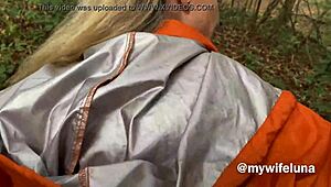 Luna Green Hunts Chestnuts but Finds Big Cock for Her Ass