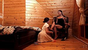 Rich bitch and her husband humiliate the humble housekeeper