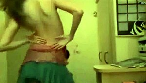 Young blonde stripper in homemade video.