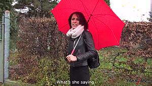 French girl hopped into a stranger’s van for a wild ride.