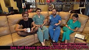 Wow! Channy Crossfire's wild 2022 gyno exam by male doc in Canada!