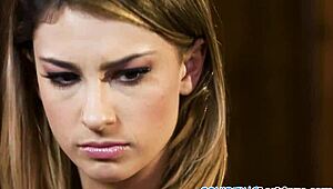 busty camille r yanks her clit hard, reaching orgasm solo in high definition