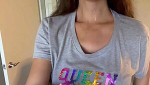 He cums on my face in the backyard garden during public voyeur cumshot