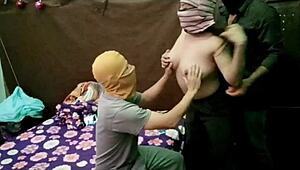 latina milf threesome homemade with big tits