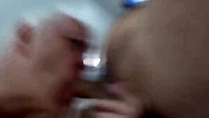 a polio amputee grandpa sucks cock in this gay oral preview