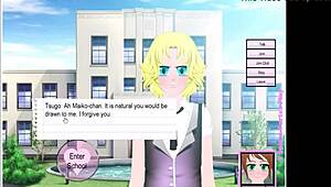 hey, wanna join this cheating classroom game with umichan maiko in anime hentai style, part 2?