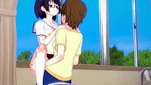 Kasumi Nomura And Olivia And Chisato Higuchi Intense Futanari Sex - Asobi Asobase Hentai.