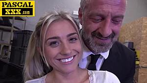 Submissive Big Tits Euro Slut Riding Hard Cock!