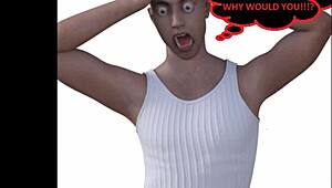 3D cuckold foot fetish comic part 2