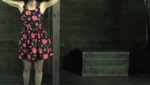 Bound Submissive Endures Harsh Whipping on Big Ass by Maledom