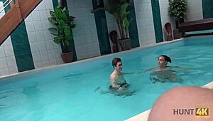 Poor Cuckold Watches Rich Guy with Girlfriend in POV