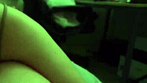 Stepsister sneaks to my bed at night for taboo blowjob and cum in mouth