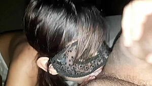 Curious Latina Babe Delivers Stunning Deepthroat in POV Scene