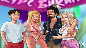 Summertimesaga unfolds with a sneaky snack of milk in episode 96 of this wild cartoon tale.