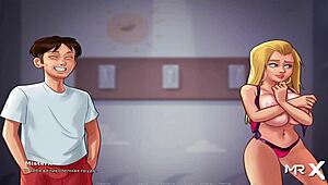 Summertimesaga unfolds with a sneaky snack of milk in episode 96 of this wild cartoon tale.