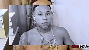 Young Tattooed Guy In POV Scene With Boss