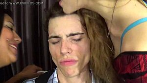 She FACELICKS a MALE SNACK in VORE FETISH