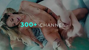 mommys girl, milf watches stepdaughter bang lulu chu with strapon