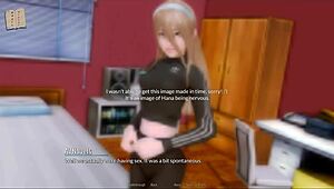 In Harem Hotel 427, cute anime girls show off big tits