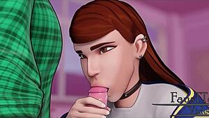 Erica Completely Lost Her Shame in Wild 3D Anime