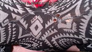 Giantess Dawn traps neighbor under her tight naughty panties