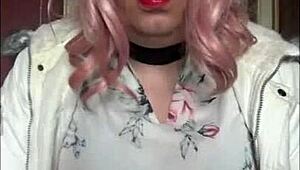 Want to see a bisexual crossdresser swallow another man's cock?